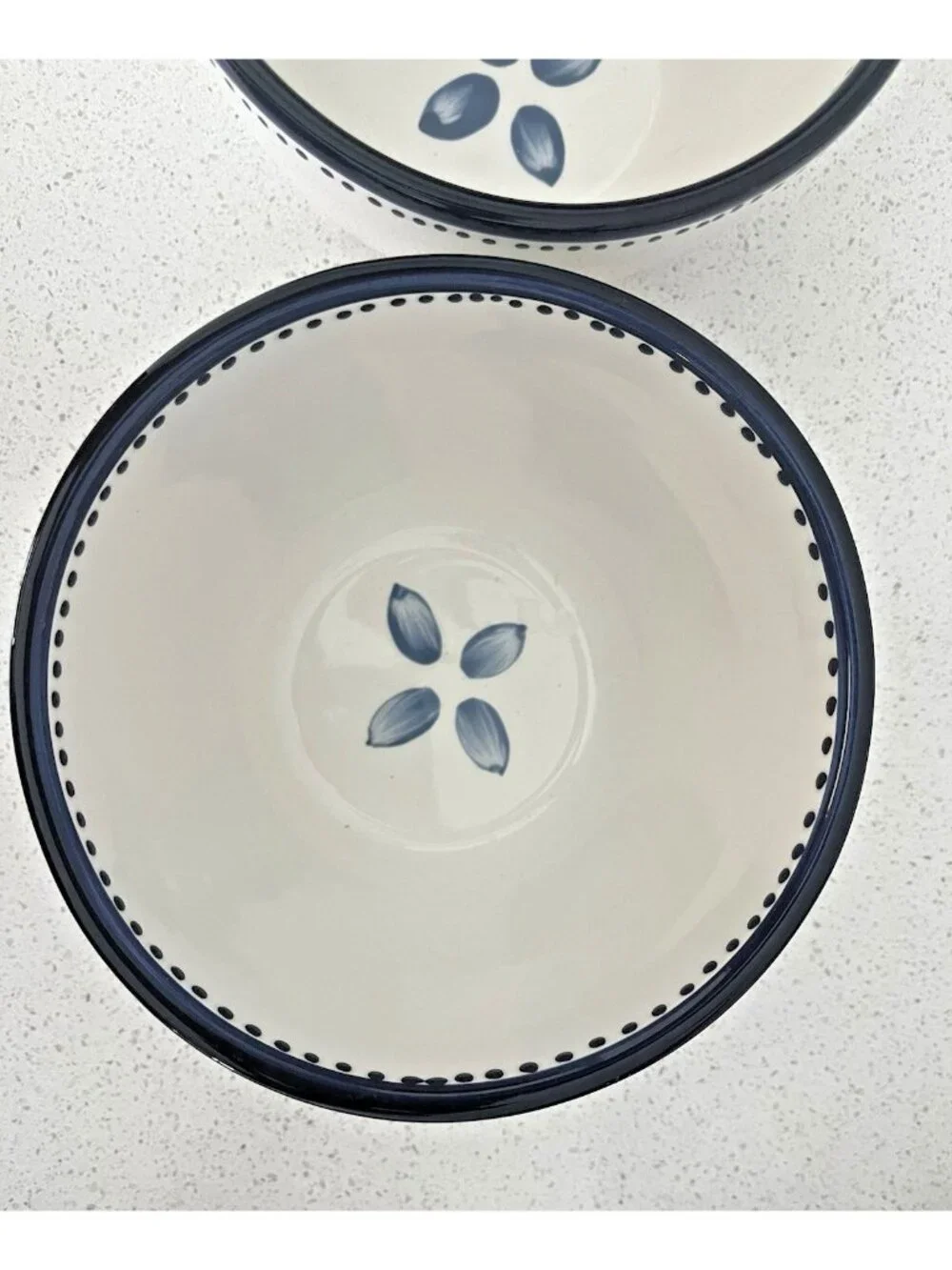 Pottery Barn set of 2 Tiburon Soup Cereal Rice Bowls Cottagecore Farmhouse